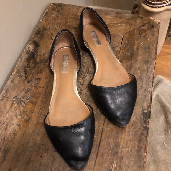 Hologen Shoes - Halogen Black D'orsay Shoes